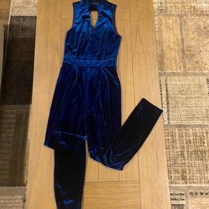 Women’s Blue Velvet Jumper